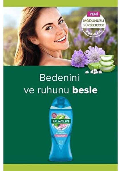 Aroma Sensations Feel The Massage Duş Jel 500 ml Deniz Tuzu Aloe Vera ve Nane Etkisi modelleri
