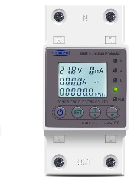 Kaçak Akım Koruma Rölesi Ve Yüksek Voltaj Ve Akım Koruyucu Röle 80A Devrimsel Yenilik