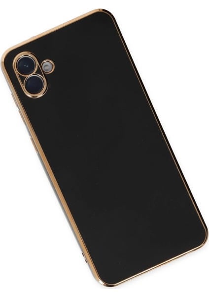 Samsung Galaxy A04E Kılıf Volet Silikon - Siyah