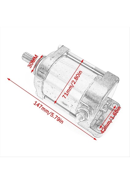 Bmw G 310 Gs (0G02 0G12) G 310 R (0G01 0G11) Için Başlangıç Motoru Marş Motorlu Motor Motosiklet Aksesuarları 12418559627 (Yurt Dışından) fırsatları