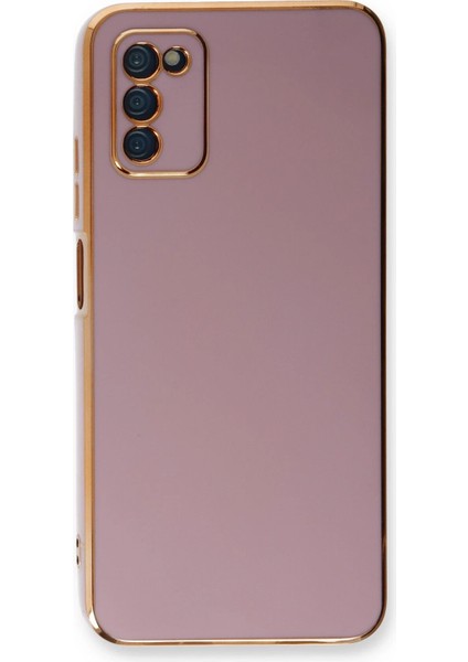 Samsung Galaxy A03S Kılıf Volet Silikon - Mor indirimleri