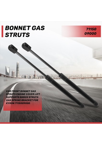 Araba Ön Bonnet Gaz Struts Motor Kapak Asansör Şok Destekleri Gaz Gaz Yay Braketi Ssangyong Kyron 7115009000 (Yurt Dışından) fırsatları