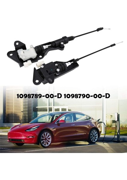 Ikincil Serbest Bırakma Kilidi Ön Kaput Ön Kilit Aktüatör Tesla Model 3 1098789-00-D 1098790-00-D Için Otomotiv (Yurt Dışından)