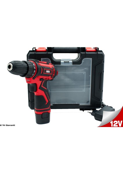 Eco V12-201C 12V 2.0AH Tek Akülü Matkap Çantalı - A0104102