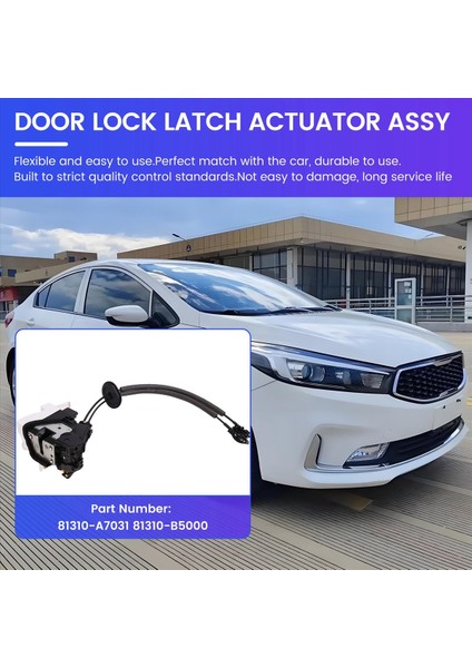 Sol Ön Kapı Manuel Kilit Montajı 81310-A7031 81310-B5000 Kıa K3 12-18 Lhd Kapı Mandalı Aktüatör Motoru 81310A7031 (Yurt Dışından) fırsatları