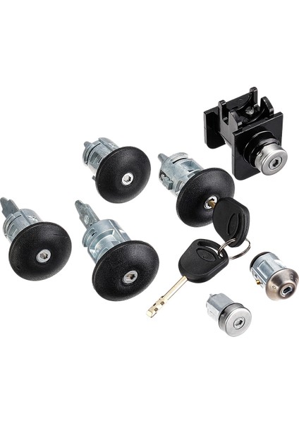 7pcs Araba Namlu Kapı Kilitleri Anahtarlar Seti 4359018 1C1A-V22050 Ford Transit Için Mk6 2000 2001 2002 2003-2006 (Yurt Dışından)