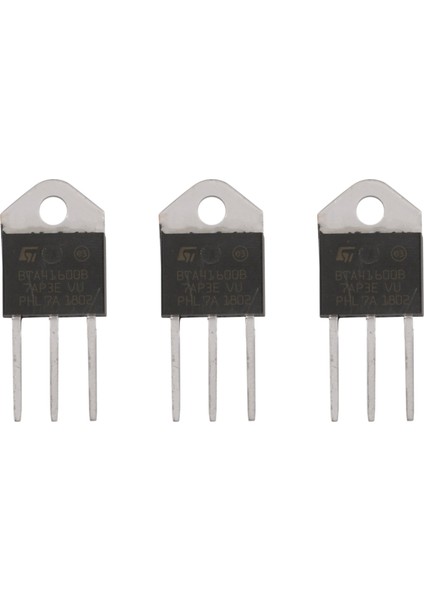 3x BTA41-600B 600V 40A Silikon Kontrolör Doğrultucu Standart Trıac (Yurt Dışından)