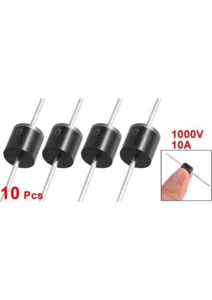 10 Pc Kalıplanmış Plastik Kasa 1000V 10A Doğrultucu Diyotlar 10A10 (Yurt Dışından) fiyatları