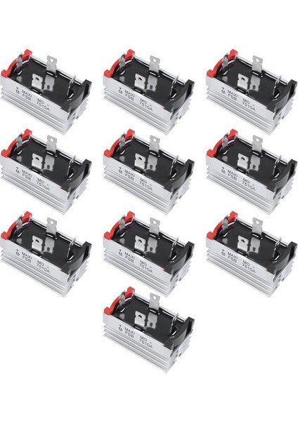 10X Alüminyum Soğutucu Baskı Tek Fazlı Köprü Doğrultucu Diyot 75A 1000V (Yurt Dışından)