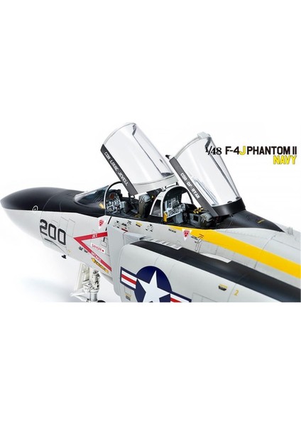 48-09 1/48 Ölçek, F-4j Phantom Iı (Navy) Savaş Uçağı, Plastik Model Kiti