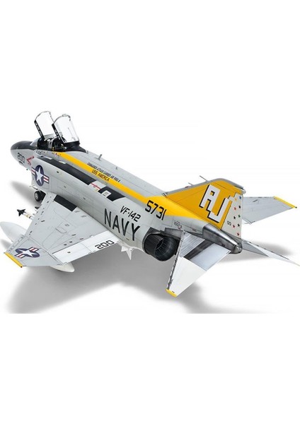 48-09 1/48 Ölçek, F-4j Phantom Iı (Navy) Savaş Uçağı, Plastik Model Kiti