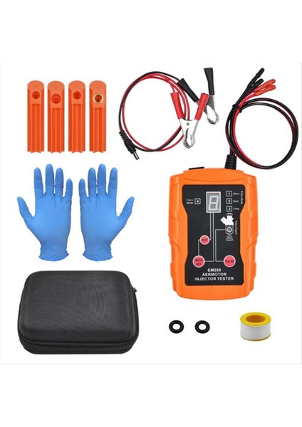 Aermotor EM288 Araç Yakıt Enjektör Test Cihaz Test Cihazı 8 Darbe Modları Yakıt Enjektör Nozul Test Merkezi (Yurt Dışından)