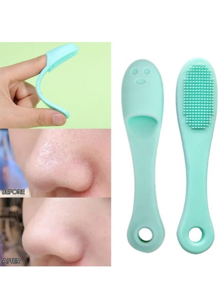 SN-26764 Parmak Şekilli Silikon Yüz Burun Gözenek Temizleme Fırçası fırsatları