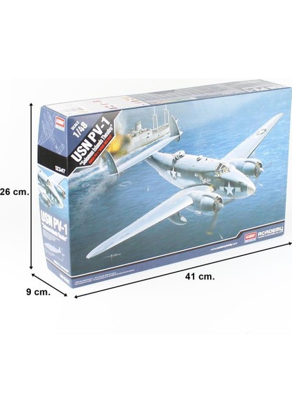 12347 1/48 Ölçek, Usn Pv-1 (Solomon Islands Theatre) Bombardıman Uçağı, Plastik Model Kiti