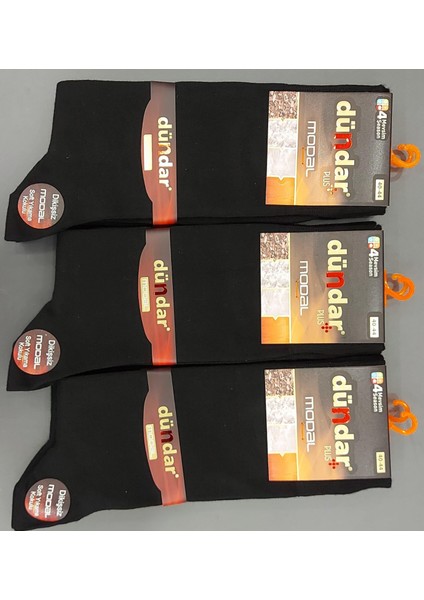 Plus 4124 Erkek Modal Likralı Dikişsiz Çorap 6 Adet