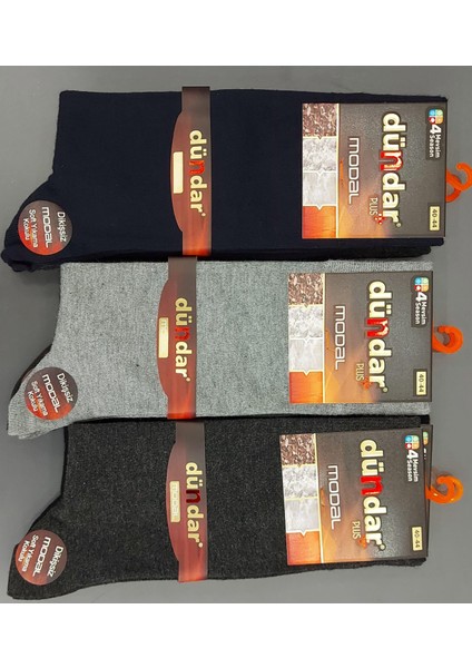 Plus 4124 Erkek Modal Likralı Dikişsiz Çorap 12 Adet