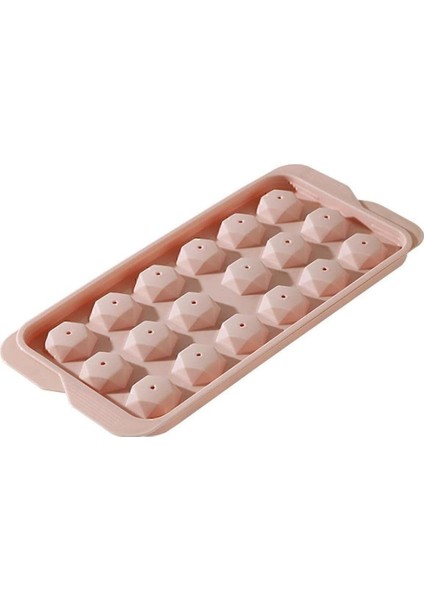 Pamplona Pembe 18 Bölmeli Kapaklı Kristal Buz Kalıbı Dondurma Kalıbı Buz Saklama Kabı Sunumluk VLT1448 fiyatları