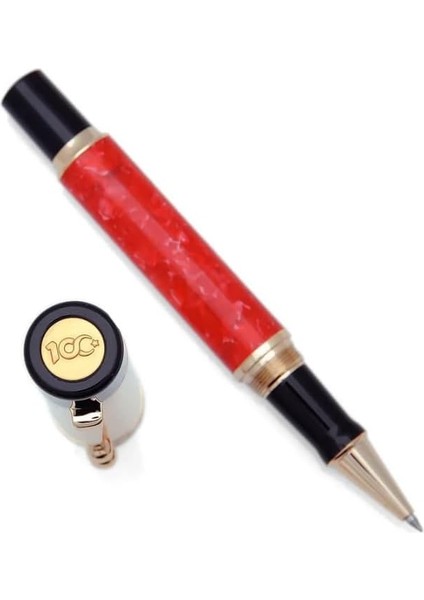 Geneve Suisse - Altın Kaplama Uçlu Lüks Pen Of Türkiye - 100. Yıl Limited Edition Tükenmez ve Dolma Kalem (Tükenmez Kalem)