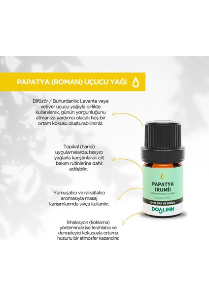 Papatya (Rumi) Uçucu Yağı 5 ml fiyatları