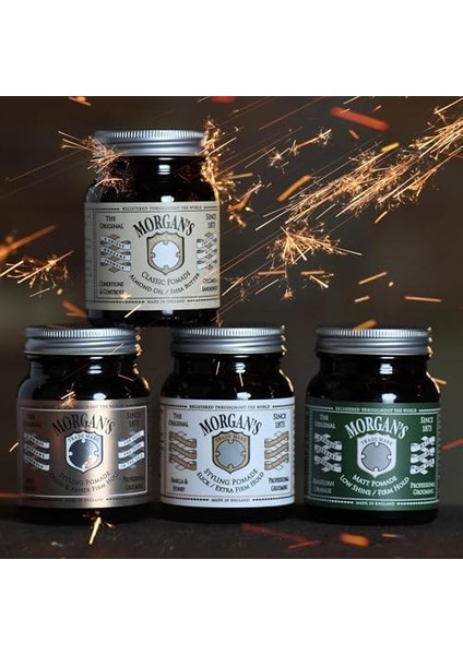 Morgan's Pomade Oudh & Amber Firm Hold Pomade (Gold Label) Şekillendirici Pomat 100GR