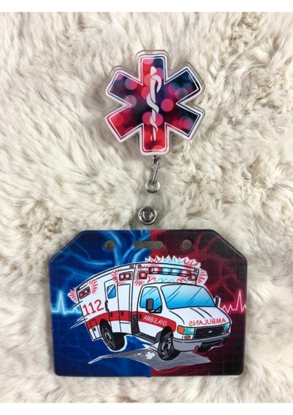 Acil Servis Kart Yoyosu ve Kartlık Set