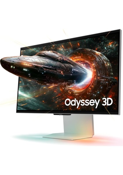 27" Odyssey 3D G90XF 4K 165 Hz Gaming Monitör Gümüş