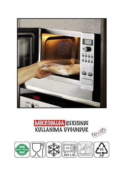 Mikrodalga ve Difrizde Kullanılabilen Saklama Kabı Seti 3'lü Beyaz S-413 fiyatları