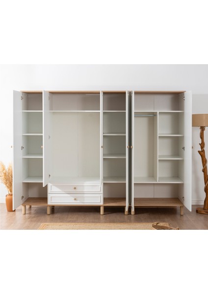 Tindra Gardırop 6 Kapaklı modelleri