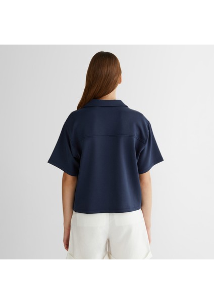 Kadın Lacivert Logolu Polo fiyatları
