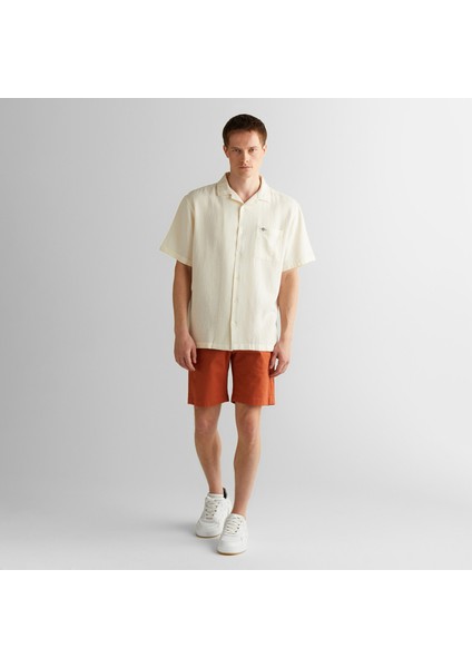 Erkek Krem Regular Fit Klasik Yaka Gömlek modelleri