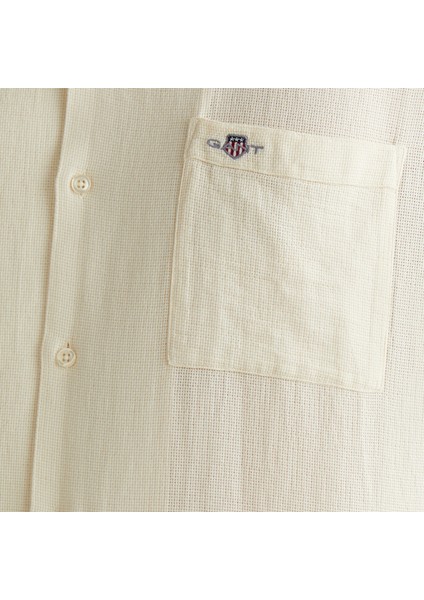 Erkek Krem Regular Fit Klasik Yaka Gömlek indirimleri