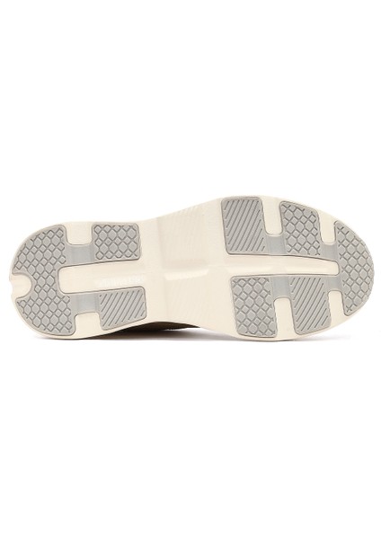 Kadın Bej Bağcıklı Kalın Tabanlı Deri Sneaker 25AFD142014 fırsatları