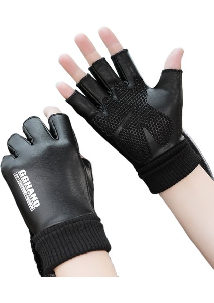 Sonbahar-Kış Isıtmalı, Yünlü, Kaymaz Dokunmatik Ekranlı Bisiklet Eldivani (Yurt Dışından)