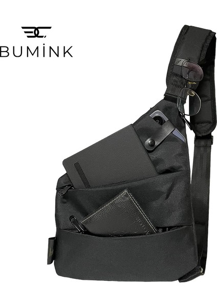 Bumink Modern Stil Omuz Çantası Günlük & Casual Unisex Kalemlik Hediyeli - Kısa Süreli modelleri