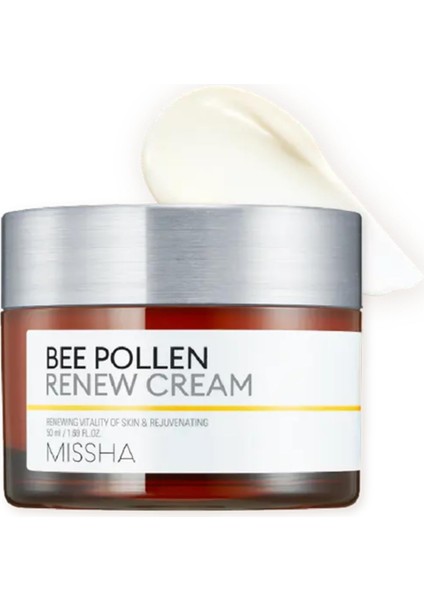 Mıssha Arı Poleni Içeren Yoğun Besleyici Nemlendirici Krem 50ML Bee Pollen Renew Cream fiyatları