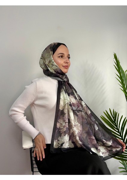 Soft Pamuk Desenli Şal Romantique Serisi