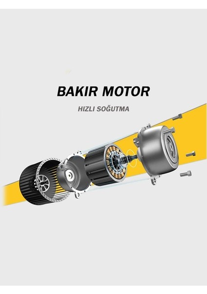 26 Inç Sanayi Tipi Kumandalı Vantilatör 65 cm indirimleri