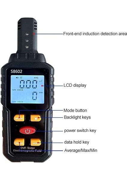 Geiger Radyasyon Dozimetre Emf Metre Otomatik Alarm Gerçek Zamanlı Ölçüm Radyasyon Dedektörü Test Cihazı fırsatları