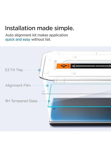 Galaxy S24 Ultra ile Uyumlu Cam Ekran Koruyucu Kolay Kurulum Glas.tr Ez Fit Slim Hd (2 Adet) - AGL07495 fiyatları