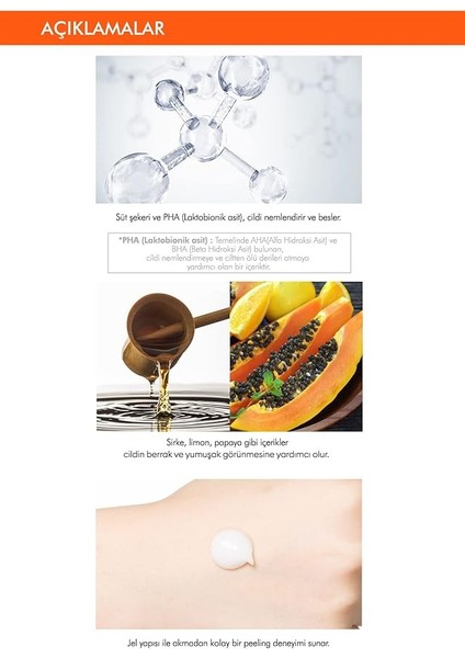 Pha Içeren Nemlendirici Peeling Jeli A'pıeu Naked Peeling Gel (Pha) modelleri