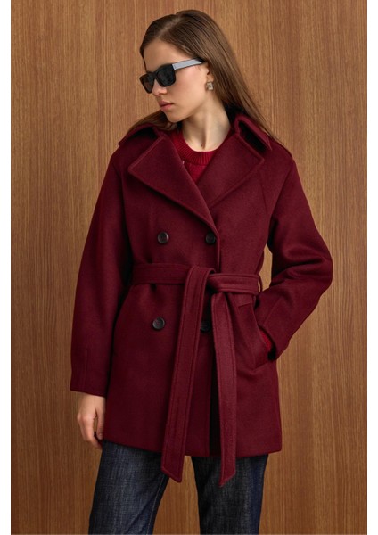 Apolet Detaylı Oversize Kısa Kaban MÜRDÜM 3149