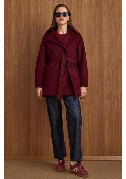 Apolet Detaylı Oversize Kısa Kaban MÜRDÜM 3149