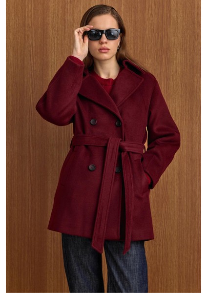 Apolet Detaylı Oversize Kısa Kaban MÜRDÜM 3149