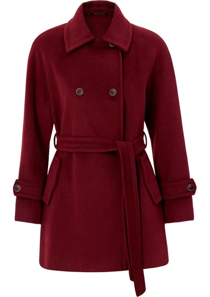 Reglan Kol Kruvaze Kısa Kaban MÜRDÜM 3150