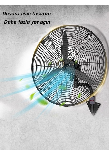 30 Inç Sanayi Tipi Kumandalı Vantilatör 80 cm