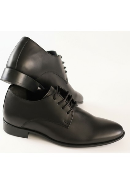 Alfa %100 Deri Damatlık Erkek Ayakkabı 7 cm Gizli Topuklu Boy Uzatan (Rugan/mat) modelleri