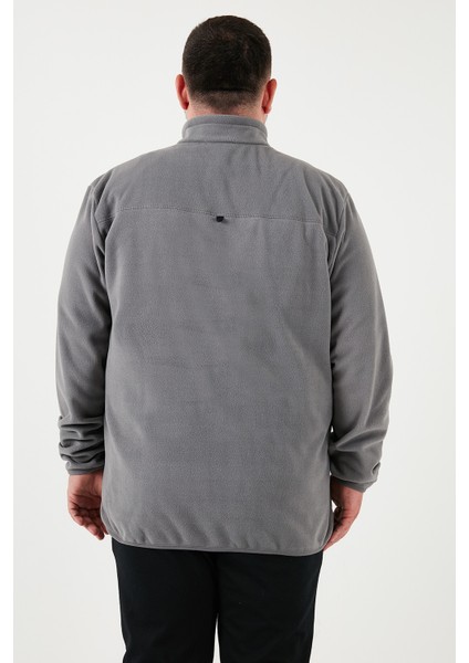 Regular Fit Anti-Pilling Büyük Beden Dik Yaka Kışlık Şardonlu 2'li Paket Polar Erkek Polar 5906001BS2 fırsatları