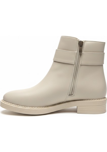 910 Logo Detaylı Günlük Fermuarlı Kadın Bot