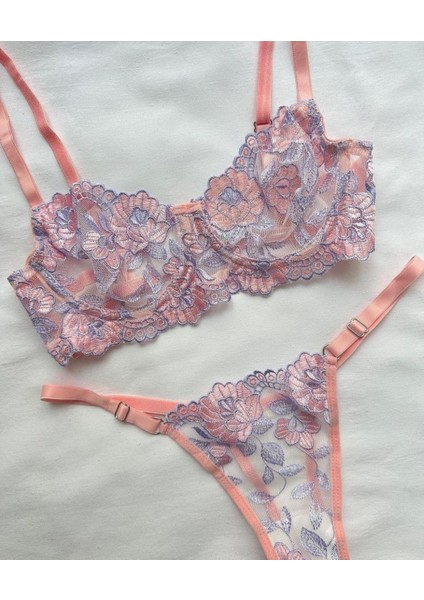 Flame Transparan Sütyen Takımı