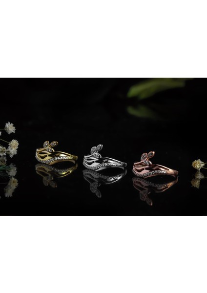 Yaprak Işıltısı Yüzük modelleri